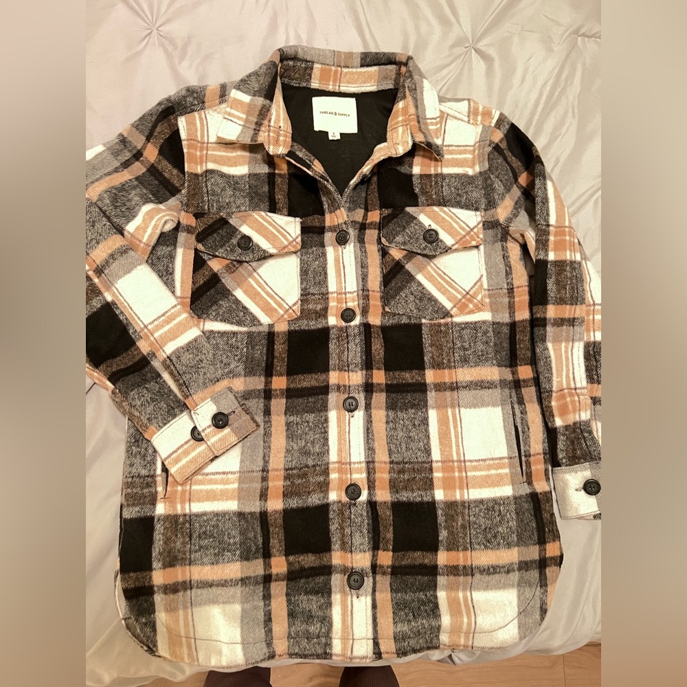 Thread & Supply Flannel Plaid Shacket